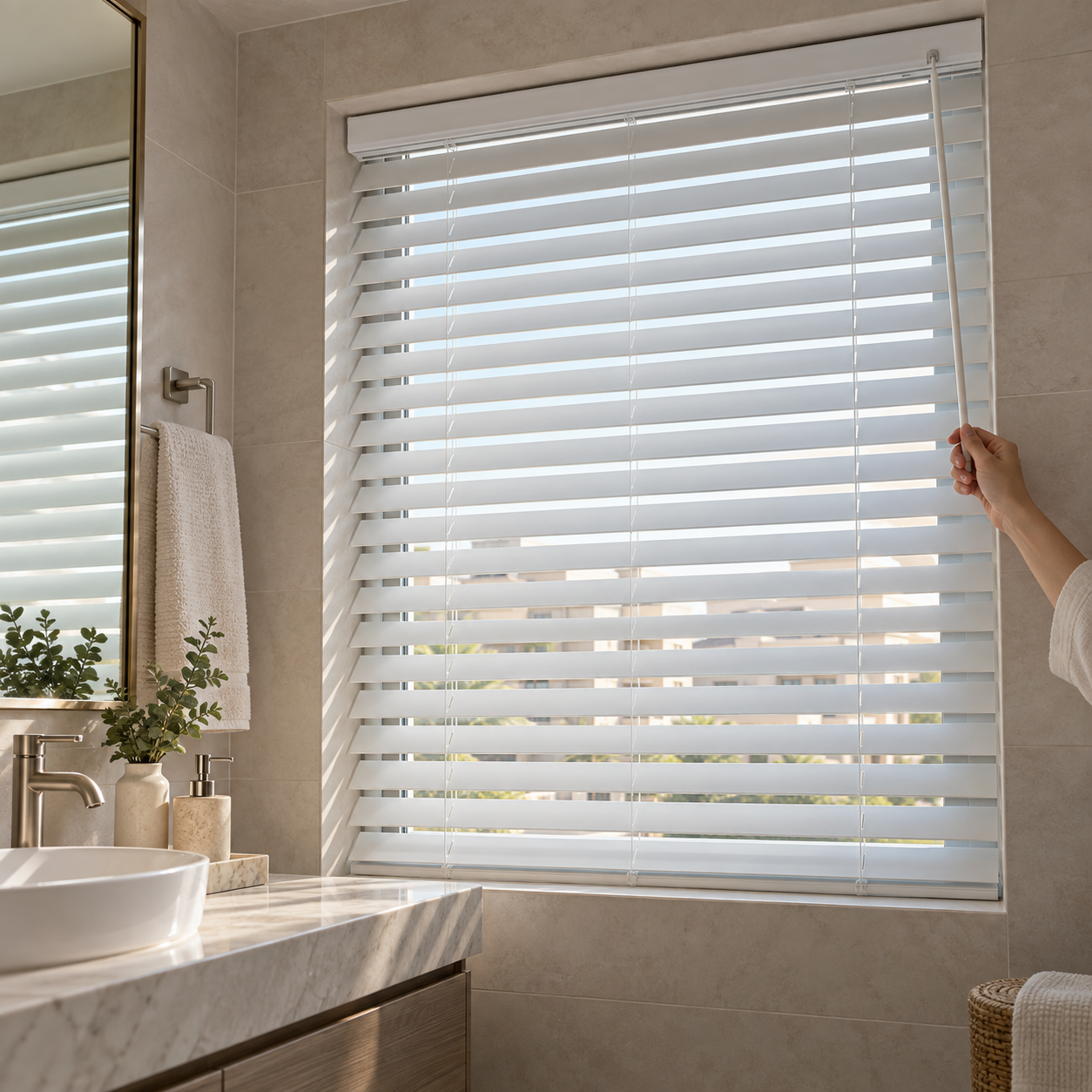 Faux Wood Venetian Blinds