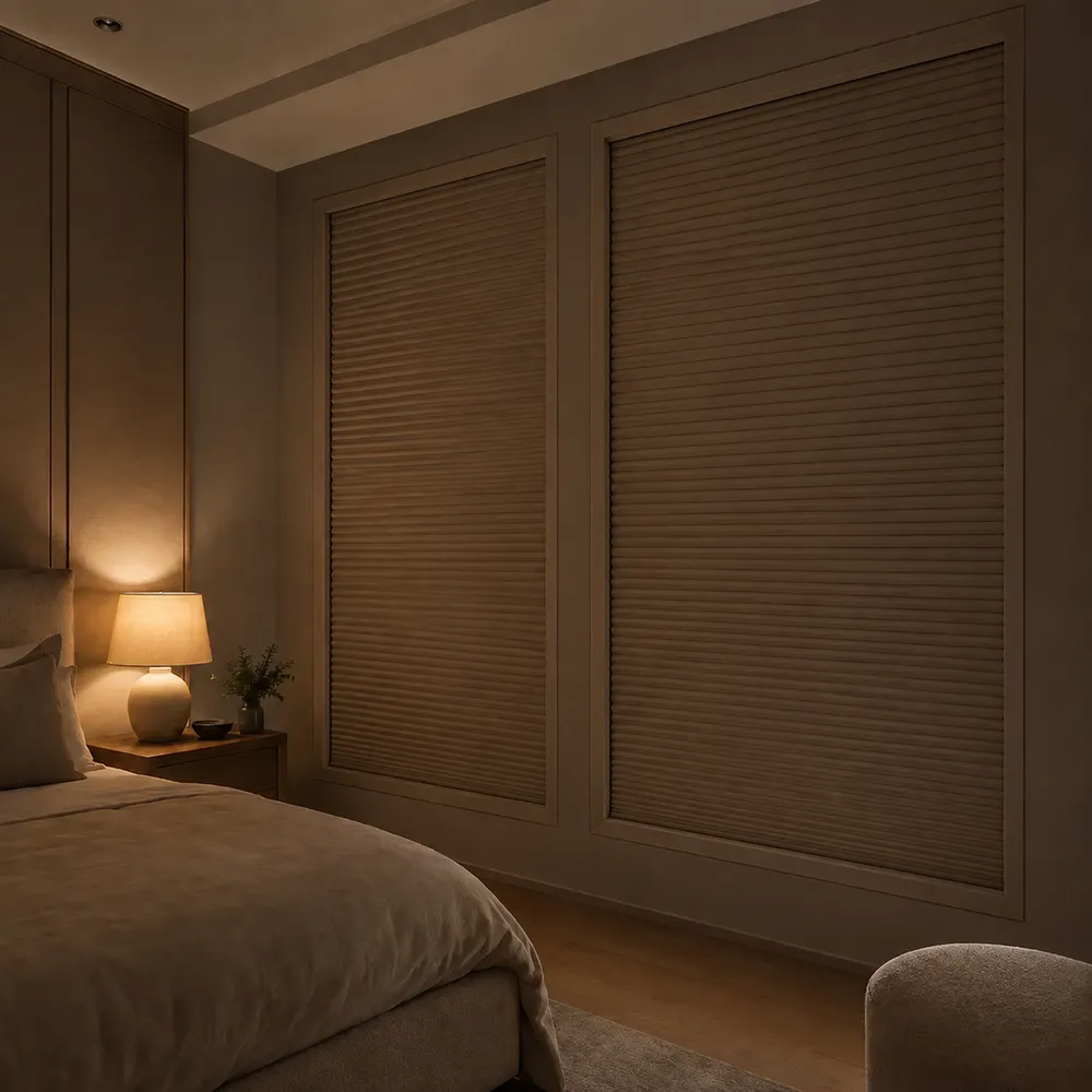 Blackout Honeycomb Blinds