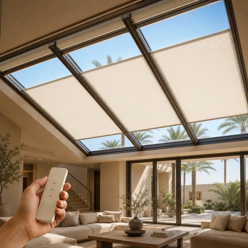 Motorised Honeycomb Blinds