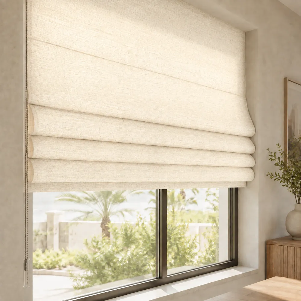 Lined Roman Blinds