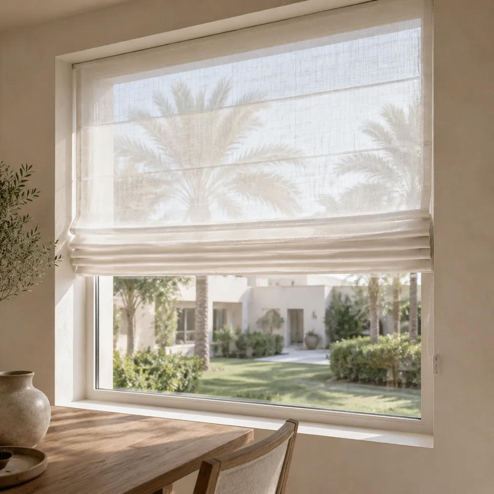 Sheer Roman Blinds